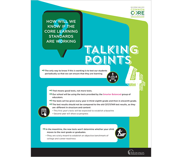 SVCF Common Core Talking Points